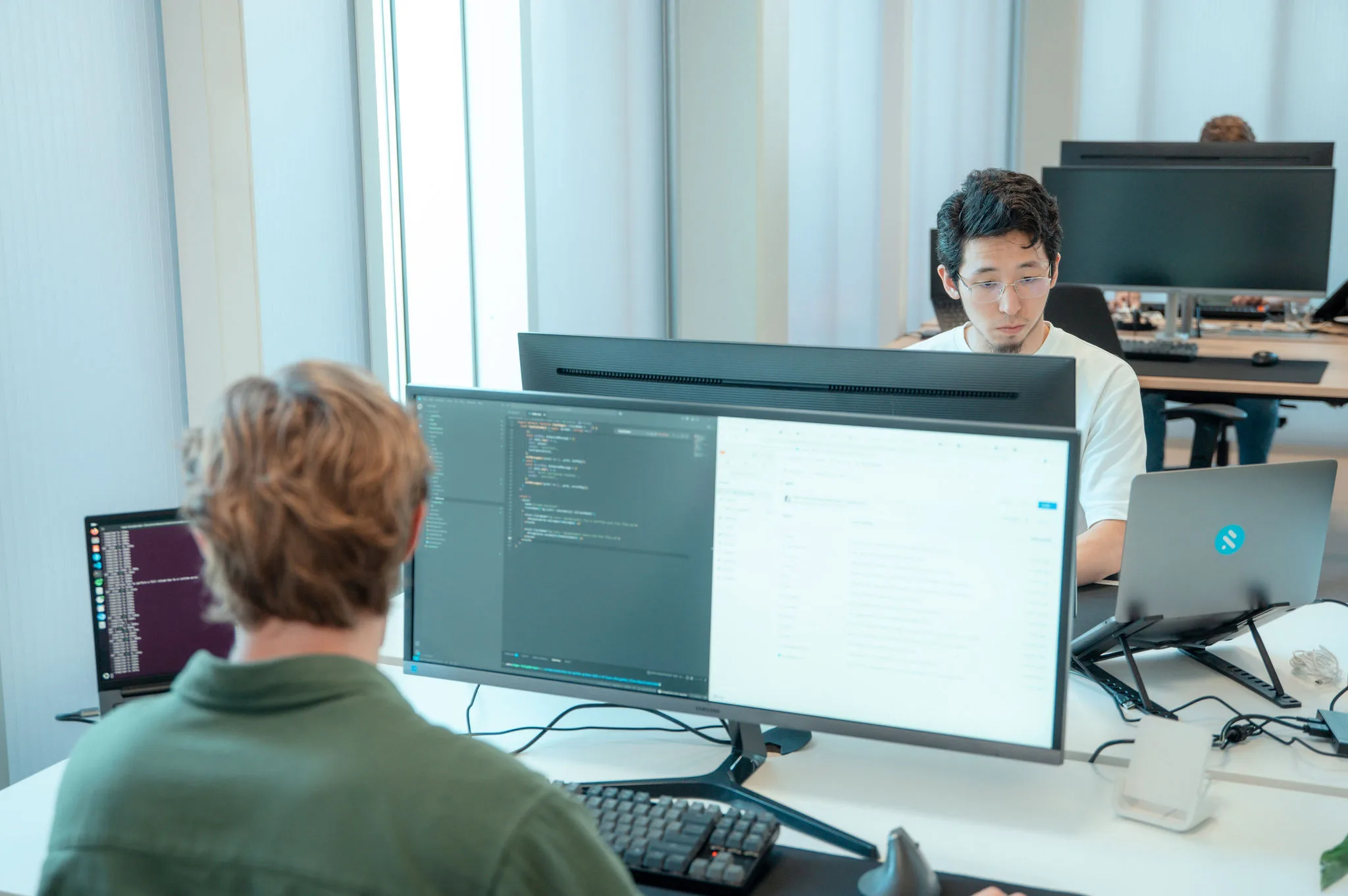 Developers aan het werk