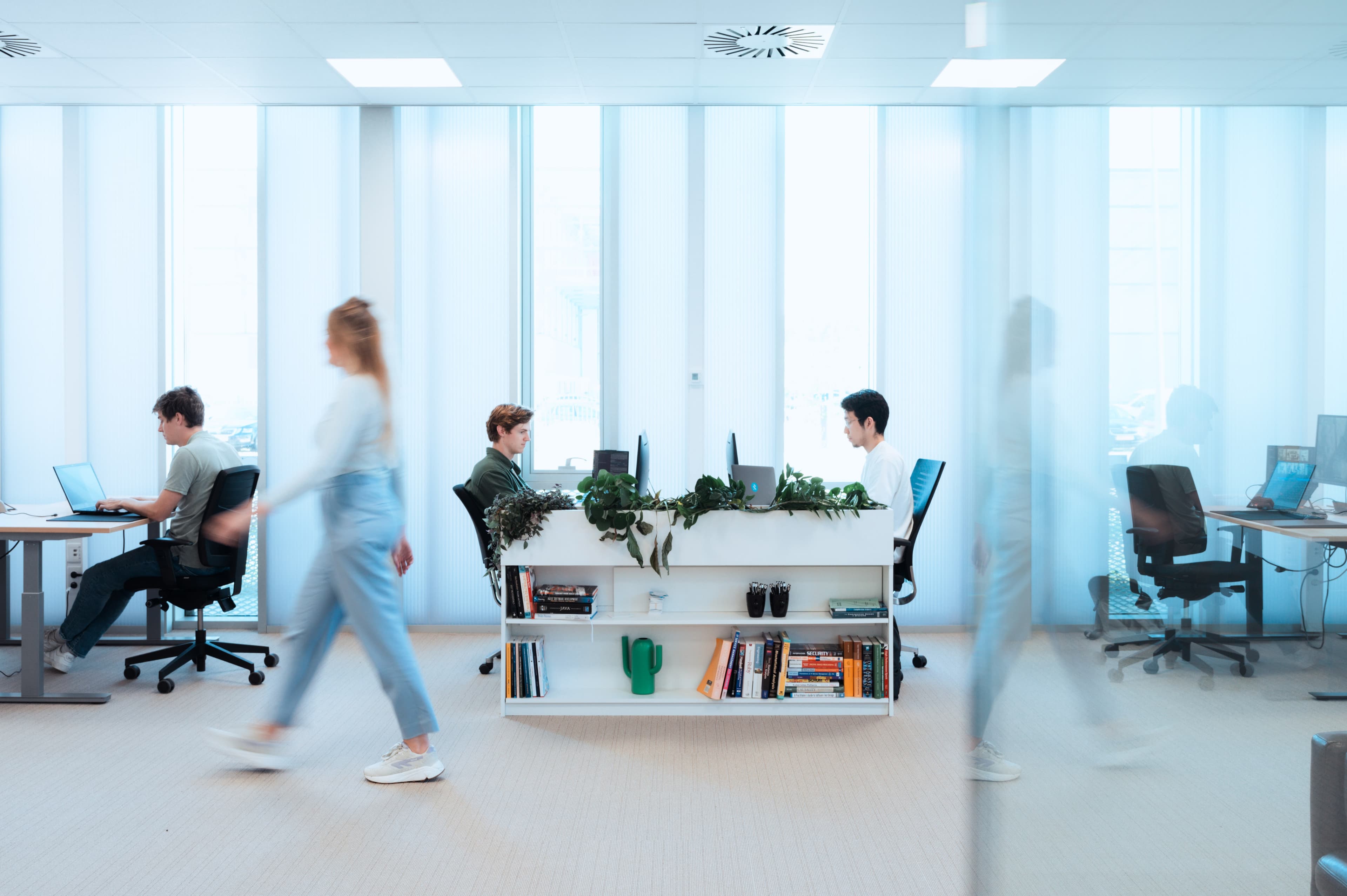 Het team van Researchable aan het werk